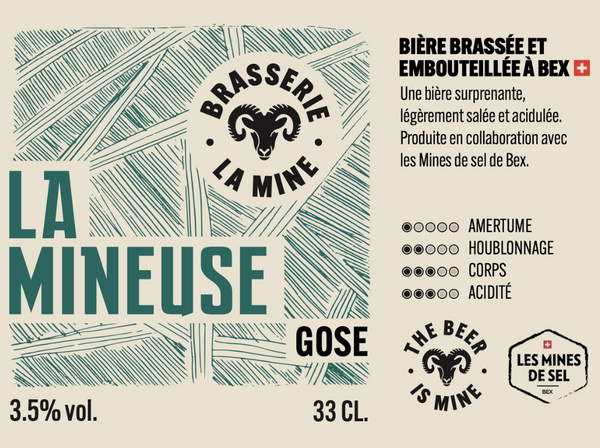 La Mineuse - Gose - Brasserie La Mine