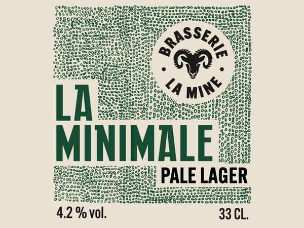 La Minimale - Pale Lager - Brasserie La Mine