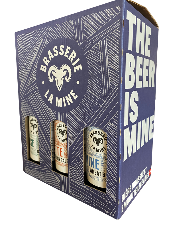 Six-pack de dégustation 6x33cl de la Brasserie La Mine